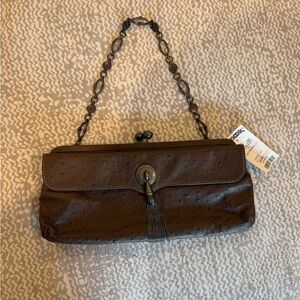 NWT Vintage Anne Klein clutch w/strap